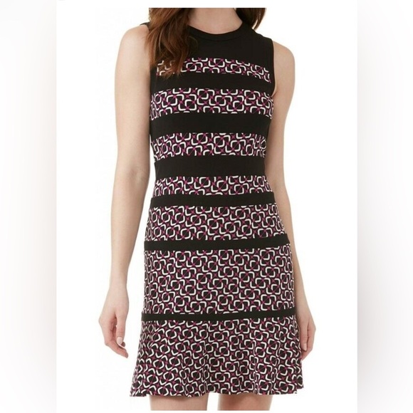 MICHAEL Michael Kors Dresses & Skirts - Michael Kors Womens Geometric Print Shift Dress Size L Casual Stylish